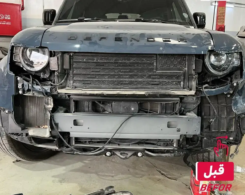 ورشة سمكرة وصبغ سيارات في الخبر، سمكرة رنج روفر قبل